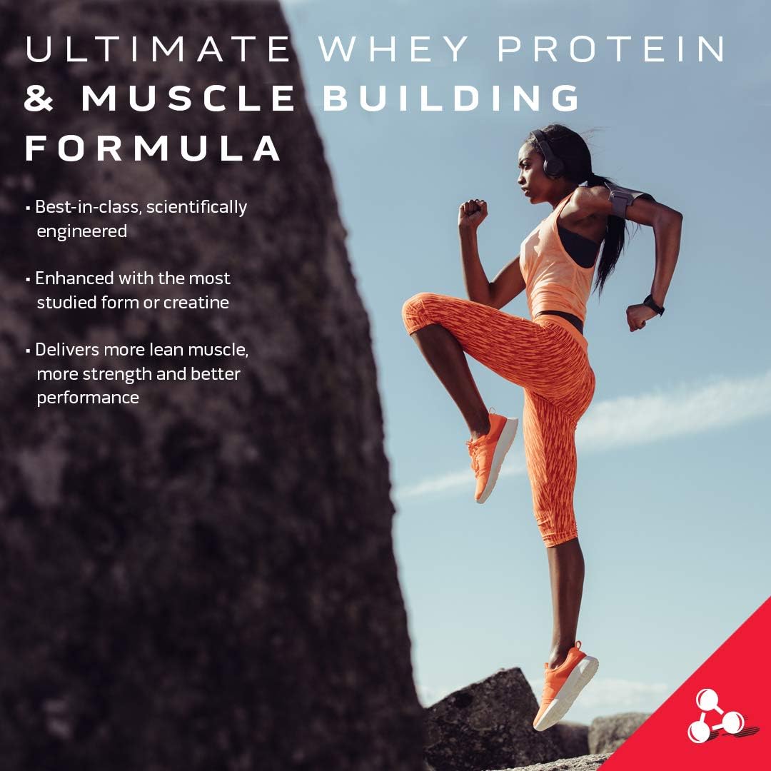 Muscletech Whey Protein Powder - Nitro-Tech Ultimate Muscle Building Formula with Whey Protein Isolate & Peptides - 30G of Protein, 3G of Creatine & 6.8G of BCAA - 5 Pound (Pack of 1)