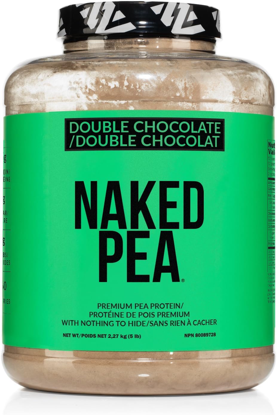 Naked Pea Protein Isolate from North American Farms, Plant Based, Vegetarian & Vegan Protein. Easy to Digest, Non-Gmo, Gluten Free, Lactose Free, Soy Free