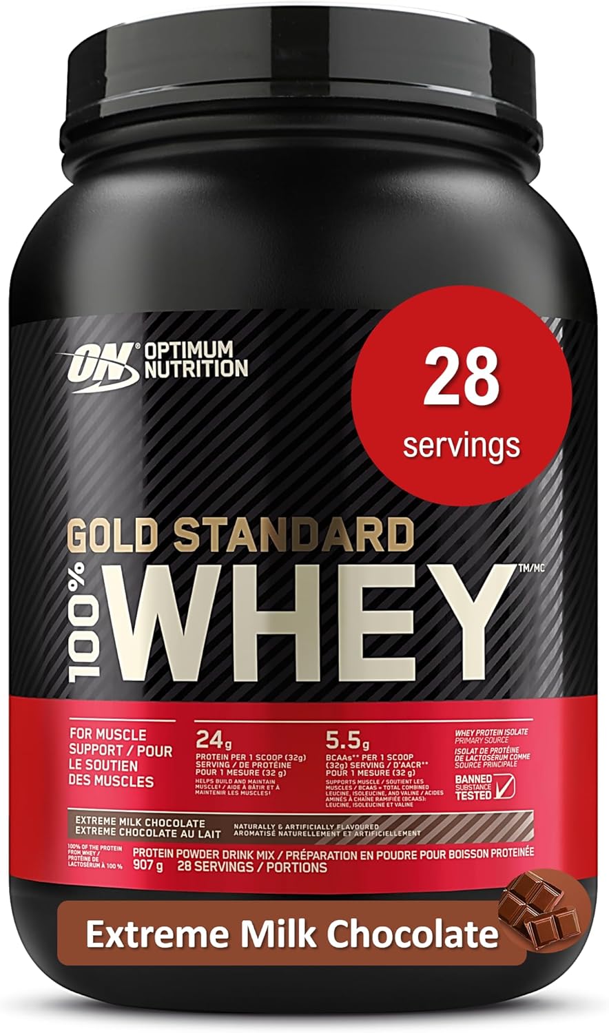 Optimum Nutrition Gold Standard 100% Whey Protein Powder (Packaging May Vary)
