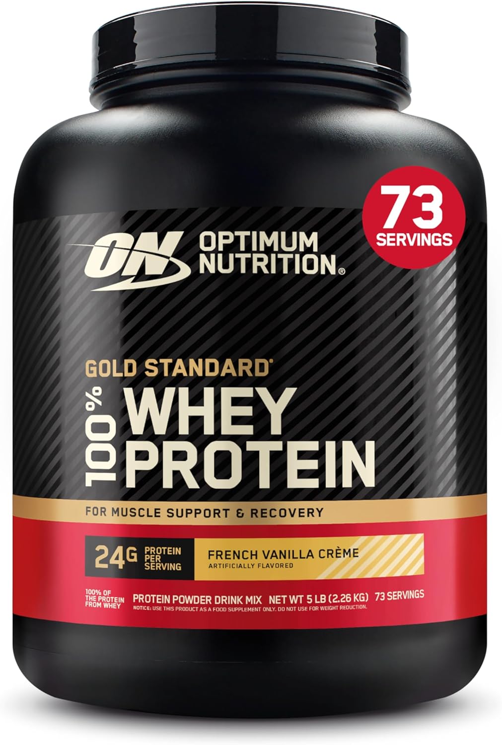 Optimum Nutrition Gold Standard 100% Whey Protein Powder (Packaging May Vary)