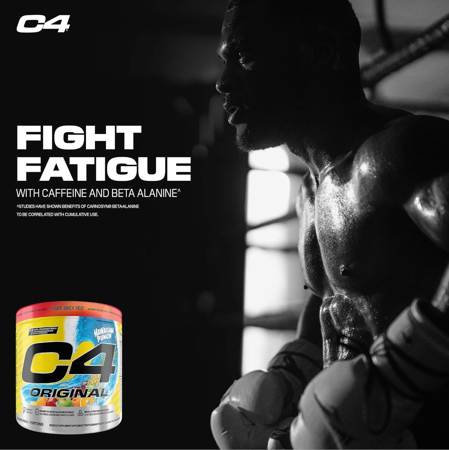 Cellucor C4 Original Pre Workout Powder, Energy Drink Supplement with Creatine & Beta Alanine, Fruit Punch