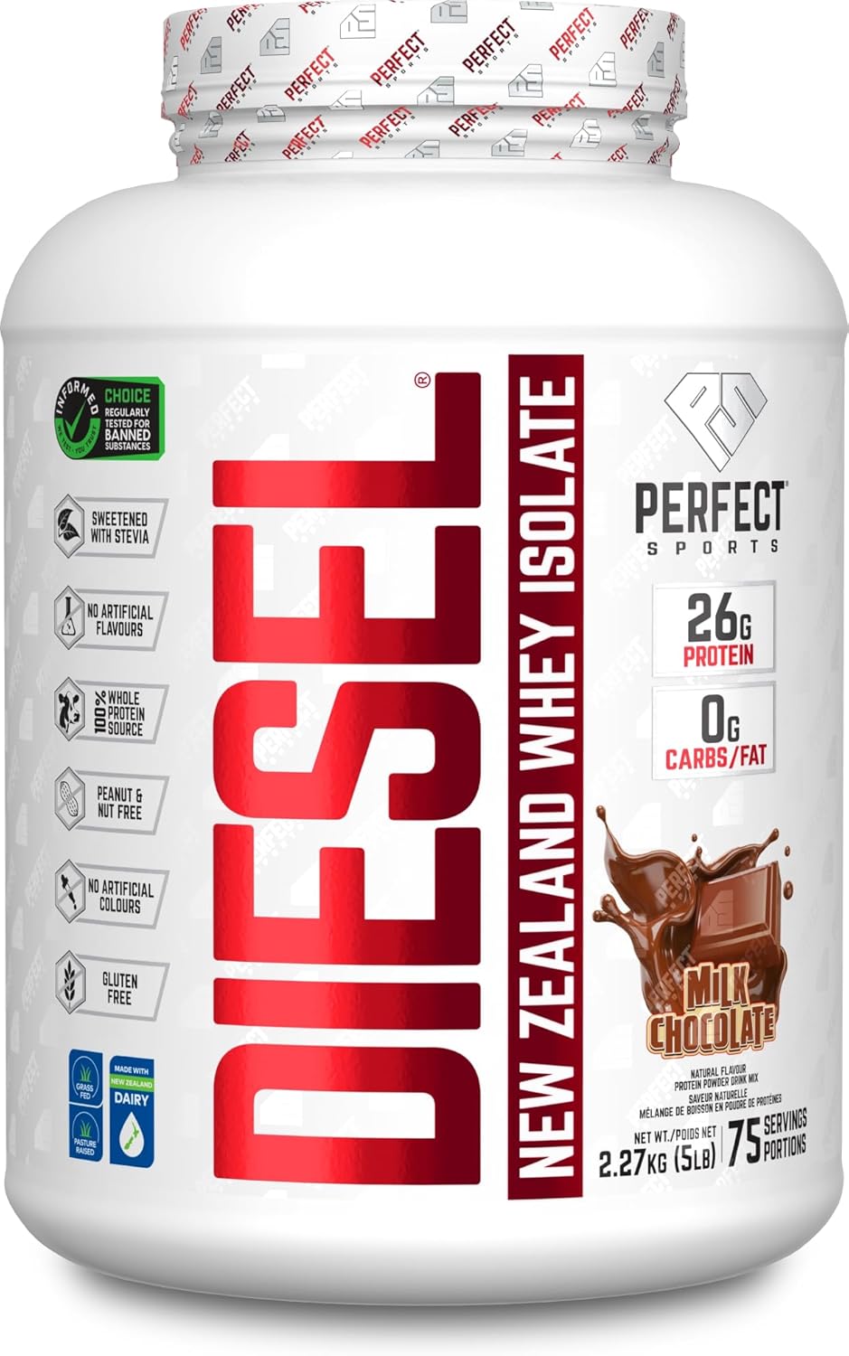 DIESEL 100% New Zealand Whey Isolate, Grass-Fed & Pasture Raised