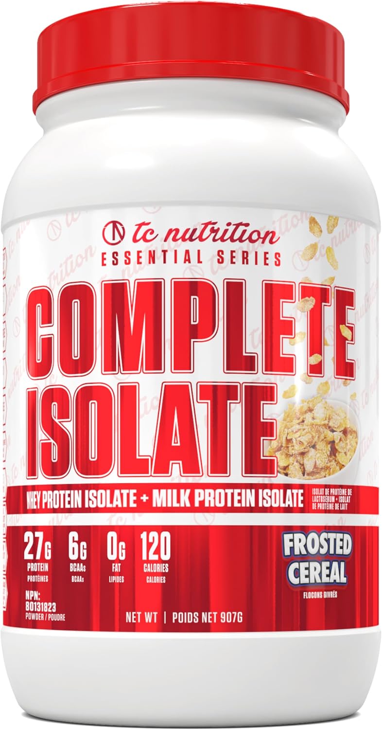 Complete Isolate Whey Protein Isolate + Milk Protein Isolate Powder - 27G Protein, Zero Fat or Sugar, Build Muscle, Improve Recovery, Whey Protein Powder, Regularly Tested & Verified, Vanilla Ice Cream, 28 Serv (2Lb)