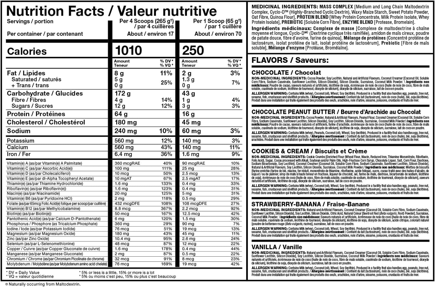 ALLMAX Nutrition - QUICKMASS - Weight Gainer & Rapid Gain Catalyst, Chocolate, 10 Pound, 10 Lb
