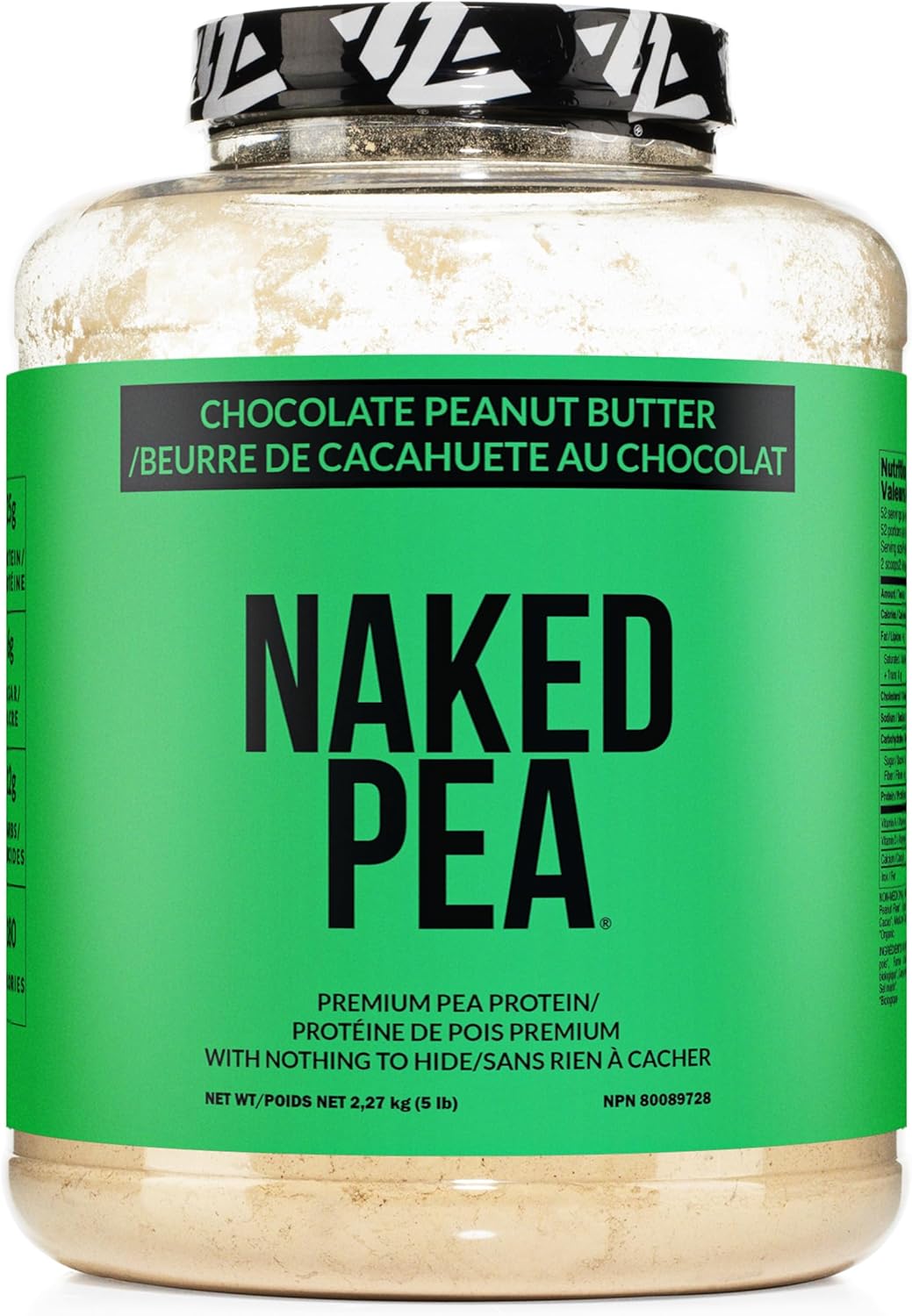 Naked Pea Protein Isolate from North American Farms, Plant Based, Vegetarian & Vegan Protein. Easy to Digest, Non-Gmo, Gluten Free, Lactose Free, Soy Free