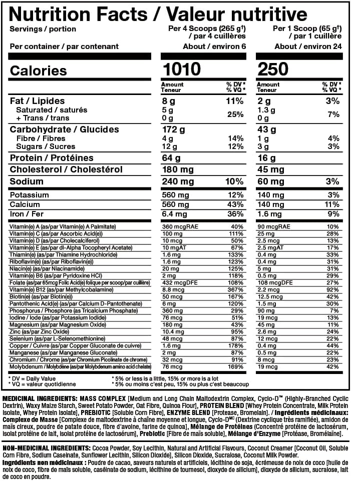 ALLMAX Nutrition - QUICKMASS - NEW SIZE - Weight Gainer & Rapid Gain Catalyst, Chocolate, 3.5 Pound, 3.5 Lb