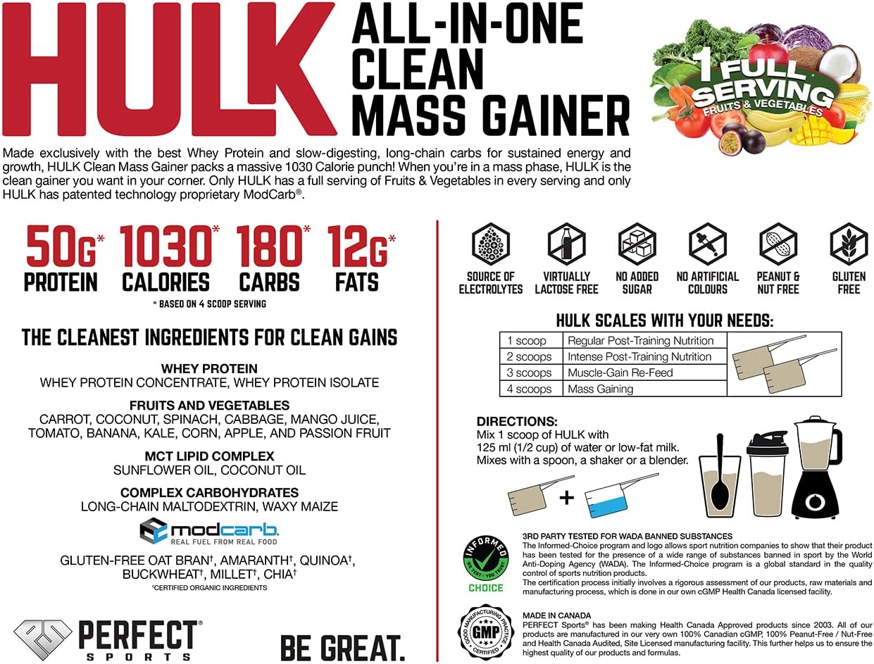 HULK - Clean Mass Gainer