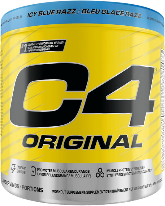 Cellucor C4 Original Pre Workout Powder - Sugar Free Preworkout Energy for Men & Women - 150Mg Caffeine, Beta Alanine, Creatine