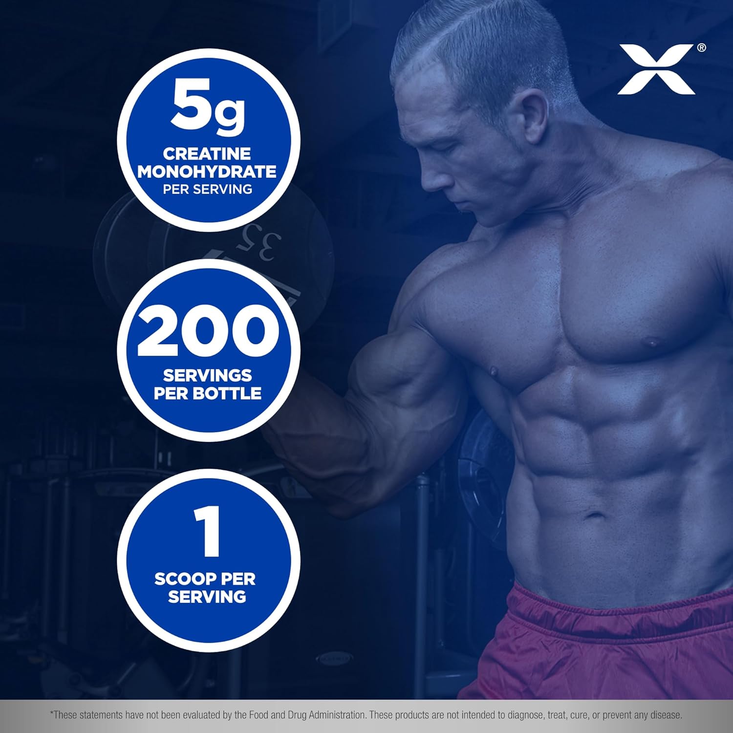 Allmax Creatine Monohydrate - Aid Muscle Growth & Strength Gains, No Artificial Ingredients - 1000G - 5G per Serving - 200 Servings