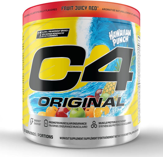 Cellucor C4 Original Pre Workout Powder, Energy Drink Supplement with Creatine & Beta Alanine, Fruit Punch