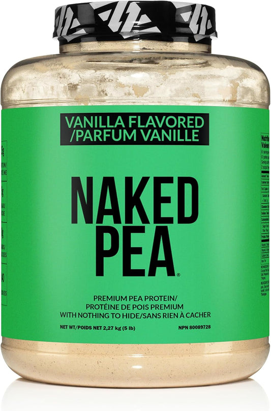 Naked Pea Protein Isolate from North American Farms, Plant Based, Vegetarian & Vegan Protein. Easy to Digest, Non-Gmo, Gluten Free, Lactose Free, Soy Free